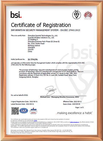 ISO/IEC 27001：信息安全管理体系